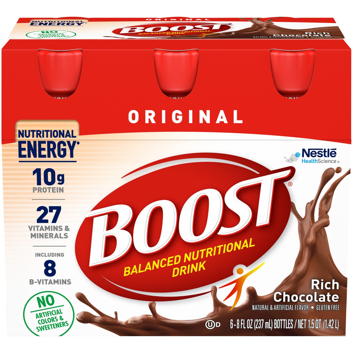 Boost Original Complete Nutritional Drink, Rich Chocolate, 8 oz, 6 CT -Pack of 1 | eBay Boost Original Complete Nutritional Drink, Rich Chocolate, 8 oz, 6 CT -Pack of 1 | eBay
