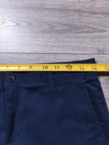 Lands End Pants Girls Size 14 Blue Navy School Uniform Bottoms 29" Inseam Kids - Picture 5 of 8