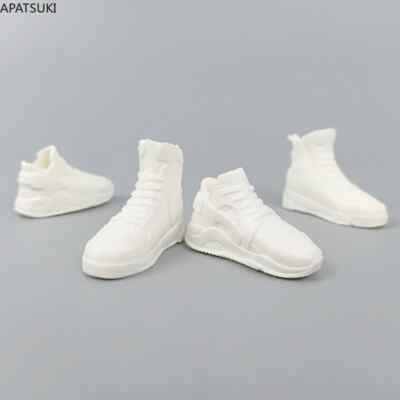 Weiße Mode Schuhe für Ken Junge Puppe Turnschuhe Sportschuhe 1/6 Puppen Zubehör