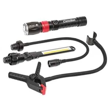Camelion 3-in-1 LED Rechargeable Flashlight Kit -Work Light Flexible Torch