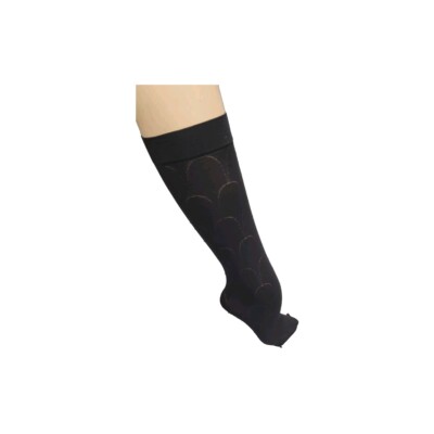 Mura Collant Knee High Socks C2761 With Embroidered Design Off