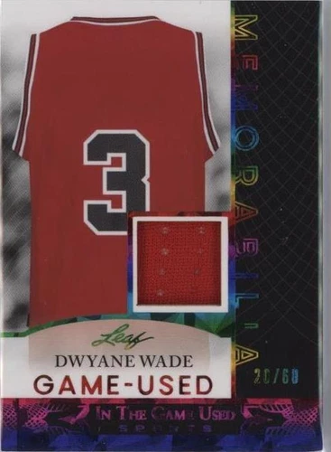 2024 Leaf in the Game Used Sports - Dwyane Wade #GUM-13