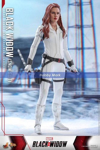 Figura de acción Hot Toys 1/6 traje de nieve viuda negra mms601 Scarlett Johansson NUEVO - Imagen 3 de 4
