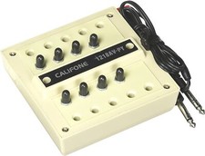 Califone 1218AVPY 8-Position Monaural Jackbox with Volume Controls