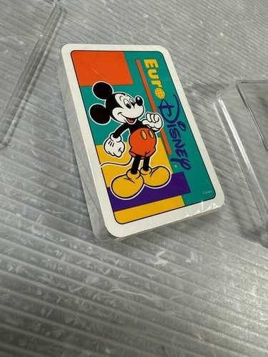 vintage EURO DISNEY playing card set Belgium / Sealed / NEW - Picture 3 of 8