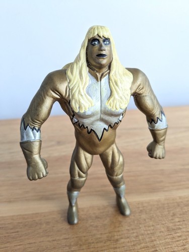 WWE Goldust Vintage WWF Bend Ems Figure Series 3 1...