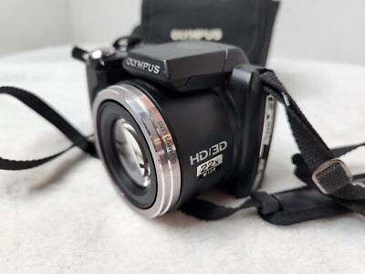 Olympus SP-610Uz 14MP HD Digital Camera w/22x Zoom (Black) Tested