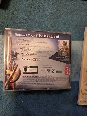 Jeu Vidéo PC Civilization III - Version Française Big Box - Bon état Boîte Grande Taille