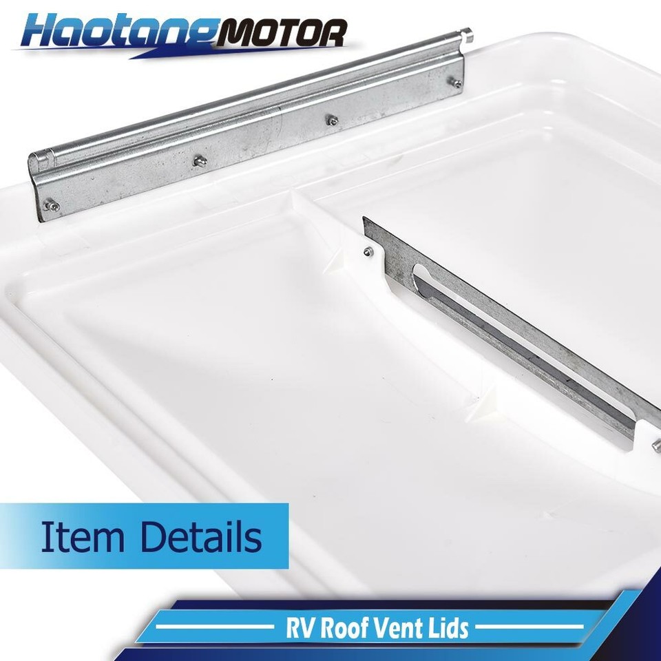 2Pack 14 X14 RV Replacement Roof Vent Cover White Camper Trailer 2pack-14-x14-rv-replacement-roof-vent-cover-white-camper-trailer