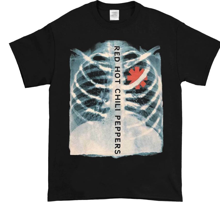Red Hot Chili Peppers X Ray New Black T shirt | eBay