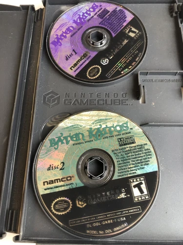 Baten Kaitos Eternal Wings and the Lost Ocean Gamecube Discs Only Tested