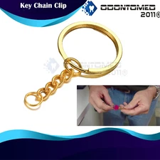 Quick Release Belt Clip Ring Holder Detachable Stainless Steel Leather Key chain