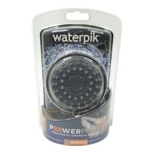 Waterpik Power Pulse Shower Head 6 Adjustable Spray Settings Therapeutic Massage