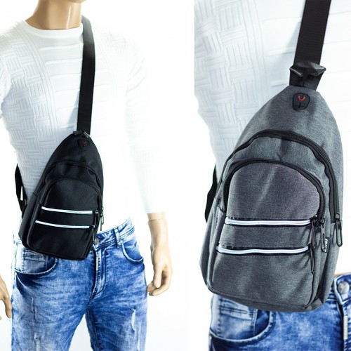 Borsello Tracolla Uomo Borsa Monospalla Petto Spalla Telefono Oggetti Sport  Viag | eBay