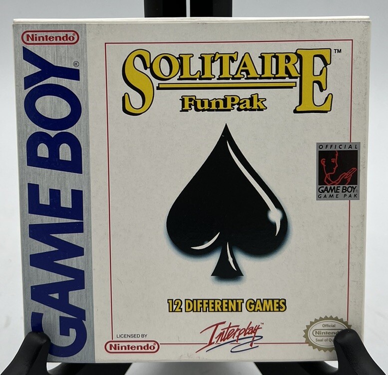 Solitaire FunPak (Game Boy, 1994) CIB