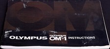 Original Olympus OM-1 User Manual 1977 Edition - Excellent