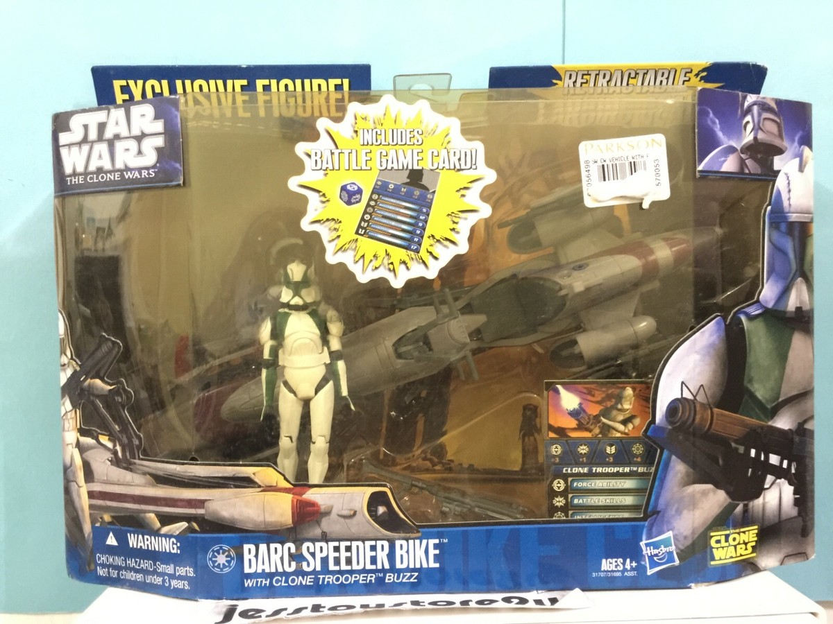 Star Wars Clone Wars BARC Speeder Bike Clone Trooper Buzz 2010