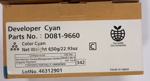 Original Developer set,D081-9680,D0819640.D0819670,D0819660 MPC6501,C7501 - Afbeelding 3 van 5