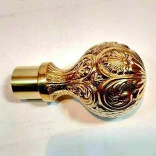 Vintage Antique Brass Head Handle only For Wooden Victorian Walking Cane Stick