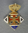 32 Degree Masonic Pendant 14k yellow gold — photo 6