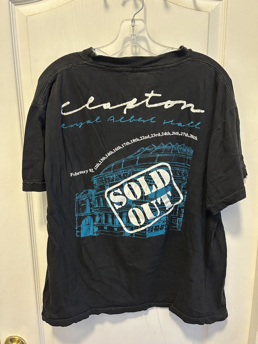 Vintage Eric Clapton T-Shirt 1992 Royal Albert Hall Size Large | eBay