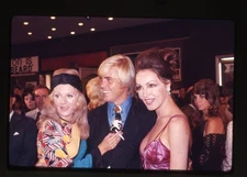 Julie Newmar Dennis Cole Candid Premiere Glamour Original Photo Transparency