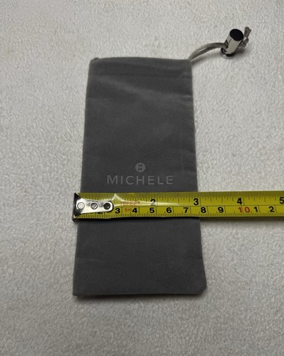 MICHELE GRAUER SCHMUCKBEUTEL MIT ZUGSCHNUR REISE ETUI FÜR UHR - Bild 3 von 4