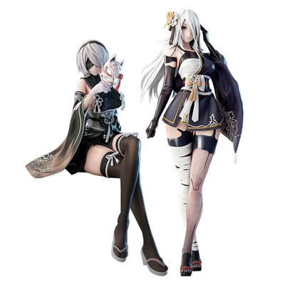 Nier Automata A2 & 2B Kimono PVC Anime Figure Collectible New