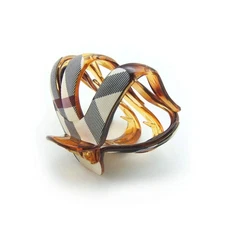 Large Elegant Women's Ponytail Holder Hair Claw Clip for Thick Hair Black