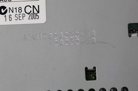 2003-2008 JAGUAR S-TYPE NAVIGATION RADIO DISPLAY SCREEN GPS OEM 2R8310E889AH OEM