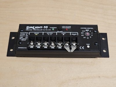 Morningstar SL-10L-24V SunLight 10a  Solar Charge Controller LVD PWM Lightning