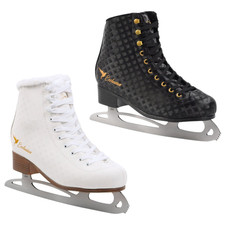 Damen Schlittschuhe Eiskunstlauf Eislaufschuhe Eislauf Gefüttert SMJ Exclusive