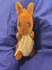 Eden Squirrel Nutkin Beatrix Potter Plush 10 Nursery 1982 Vintage Fast Ship