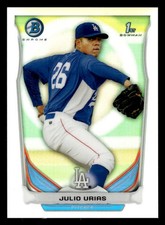 2014 Bowman #BCP6 Julio Urias Refractor - NrMt-NmMt *TedsCardShack*