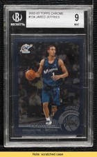 2002-03 Topps Chrome Jared Jeffries #134 BGS 9 MINT READ 1s03