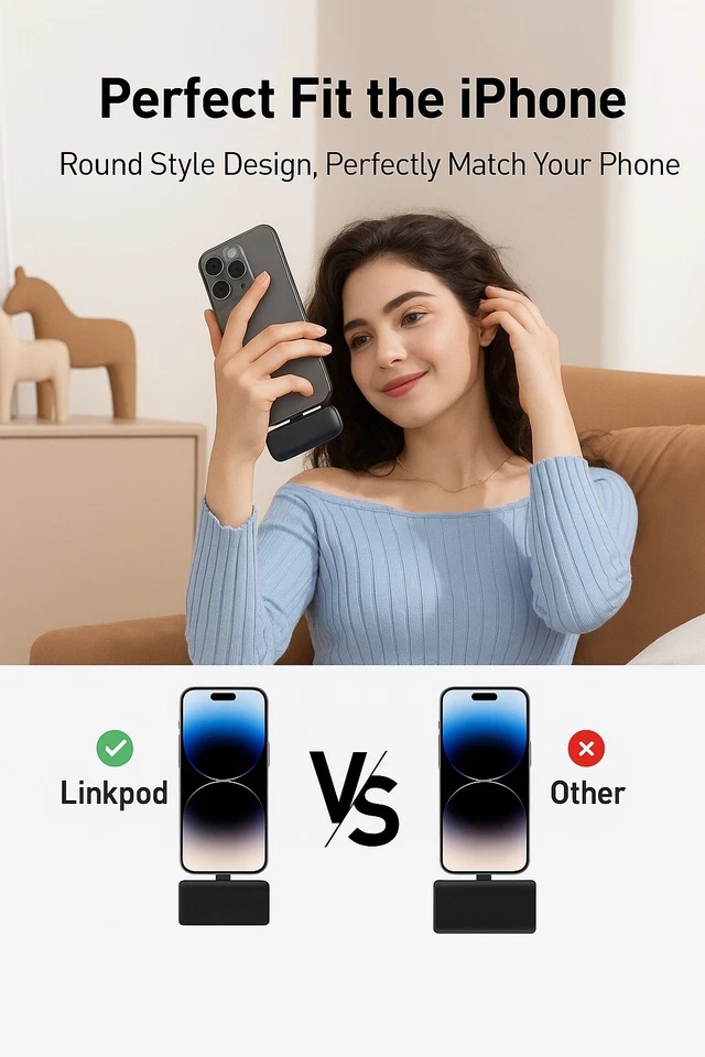 Nuevo -- Cargador portátil iWALK, banco de alimentación LinkPod 3 Pro certificado MFI 3500 mAh Foto 3 de 3