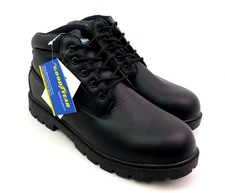 GoodYear Mason Mens Size 12 W Wide Black Slip Resistant Work Boot Shoes