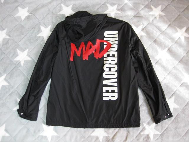 UNDER COVER MAD コーチジャケット ブラック Undercover Mad Hooded Nylon Coach Jacket Black 3 Rare Pop