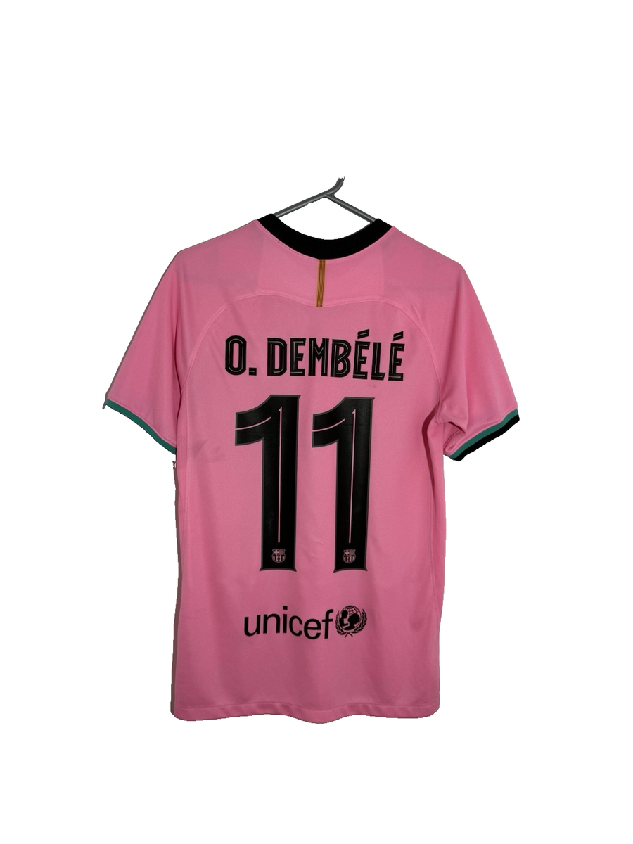 Barcelona O. Dembele #11 2020/21 Small 3rd Shirt Very Good