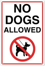 Aluminum No Dogs Grass Tin Metal Signs Home D cor LawnYard Please Keep Off Do No