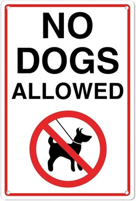 Aluminum No Dogs Grass Tin Metal Signs Home Décor LawnYard Please Keep Off Do No