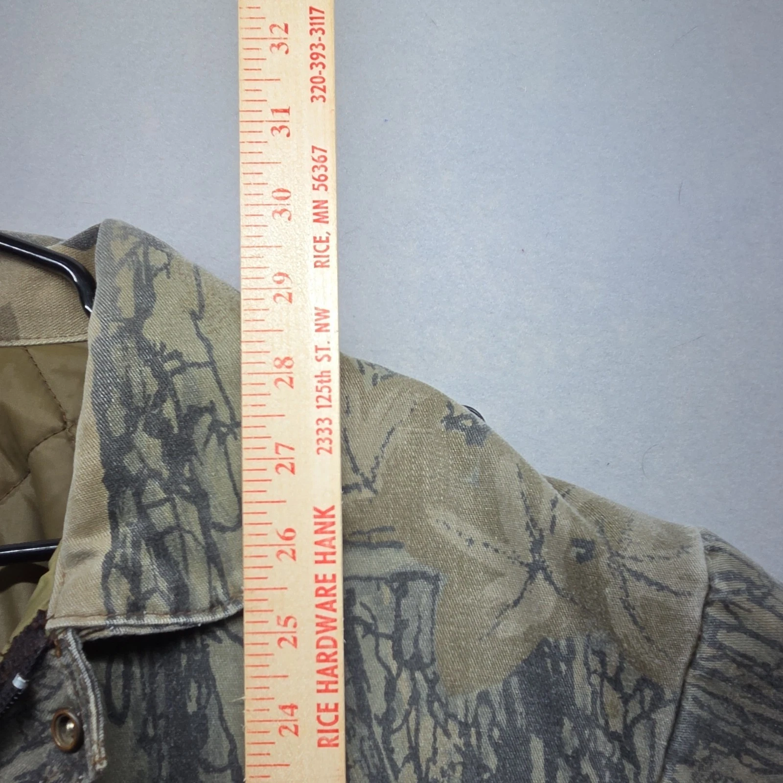 VTG 90s Mossy Oak Treestand Camo Jacket Mens Medium 3 Pocket Field Hunting Coat - product detail image 8