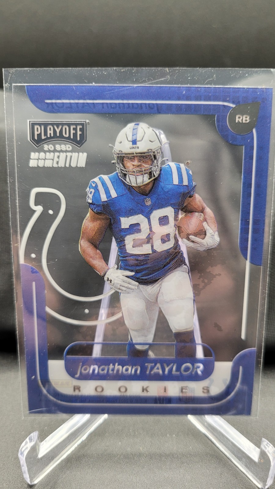 2020 Panini Chronicles - Playoff Momentum Rookies Jonathan Taylor #M-7 (RC)