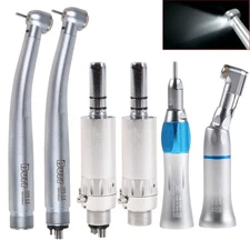 NSK Style Dental LED E-generator High/ low Speed Handpiece 2/4 Hole Turbine kit
