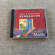 Middle School Math, Course 1 : Test and Practice Generator by Not Available...