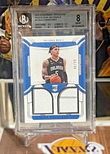 2022-23 Panini National Treasures Paolo Banchero RC Rookie Dual Patch /99 BGS 8