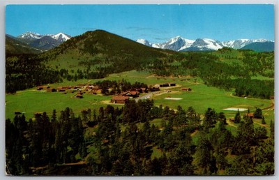 CO, Estes Park Conference, Y.M.C.A., Aerial View, Vintage Postcard