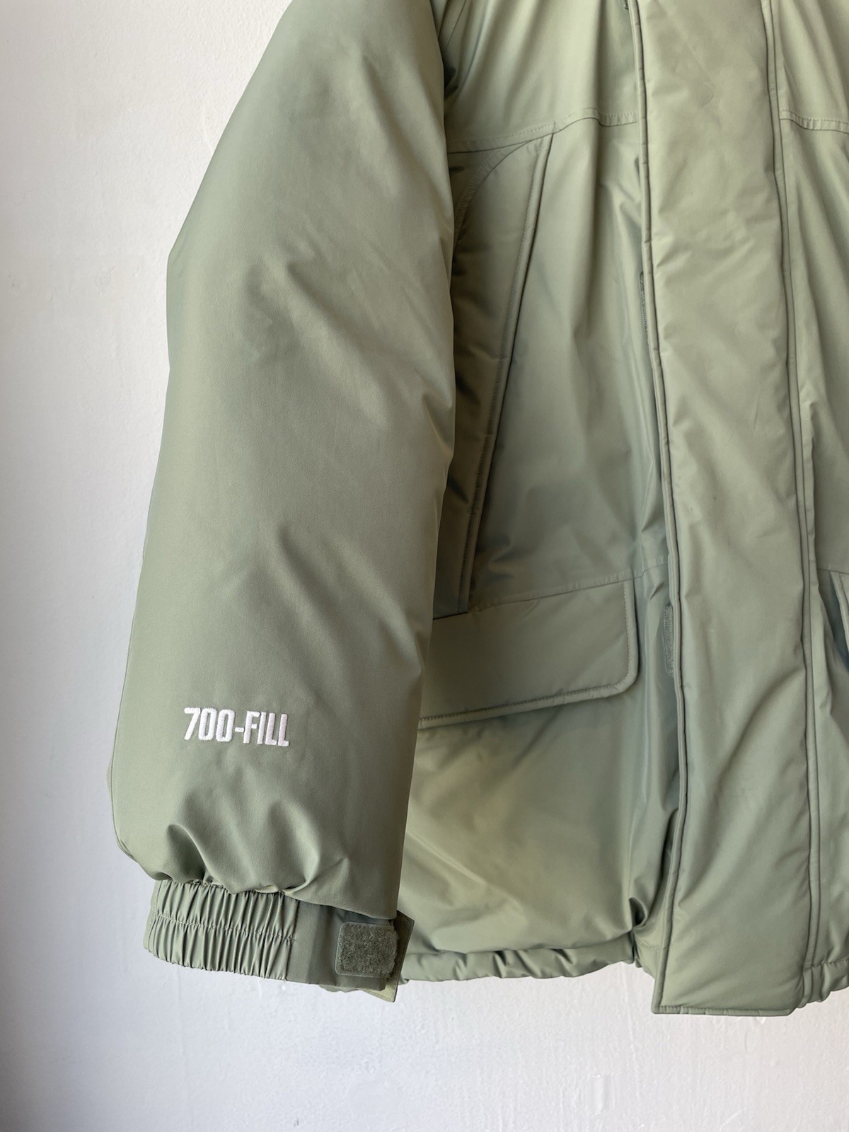 Supreme Goretex 700 Fill Green Jacket Size Small Hooded RARE image 3