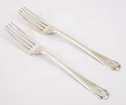 Towle Sterling Silver Lady Constance 2 Dinner Forks Monogram "M" 1922