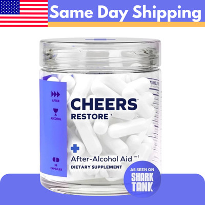 Cheers Restore | Supplement with DHM + L-Cysteine | Feel Better after Drinking